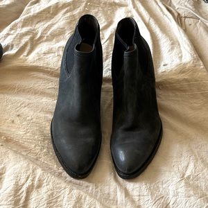 Black Cole Haan Bootie Wedges